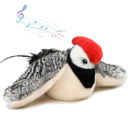 PurrPlay Elektrischer Katzenspielzeug Vogel Mit Catnip Interaktiv