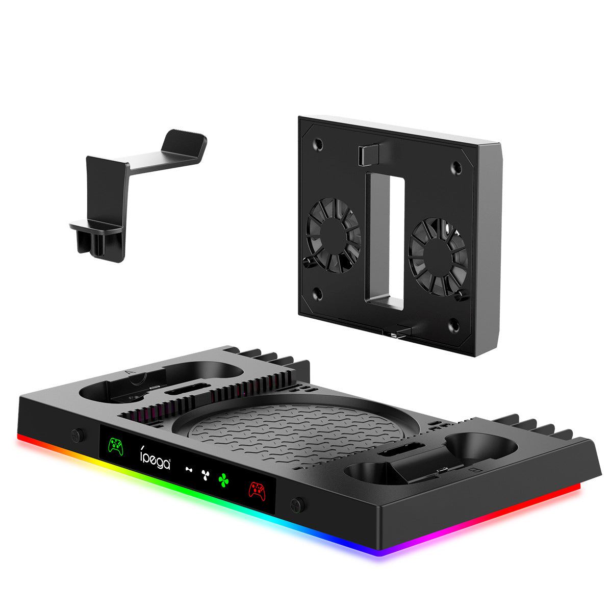 Gaming-Kühldock Mit Ladefunktion & Headsethalter für Xbox - Hobbyfy