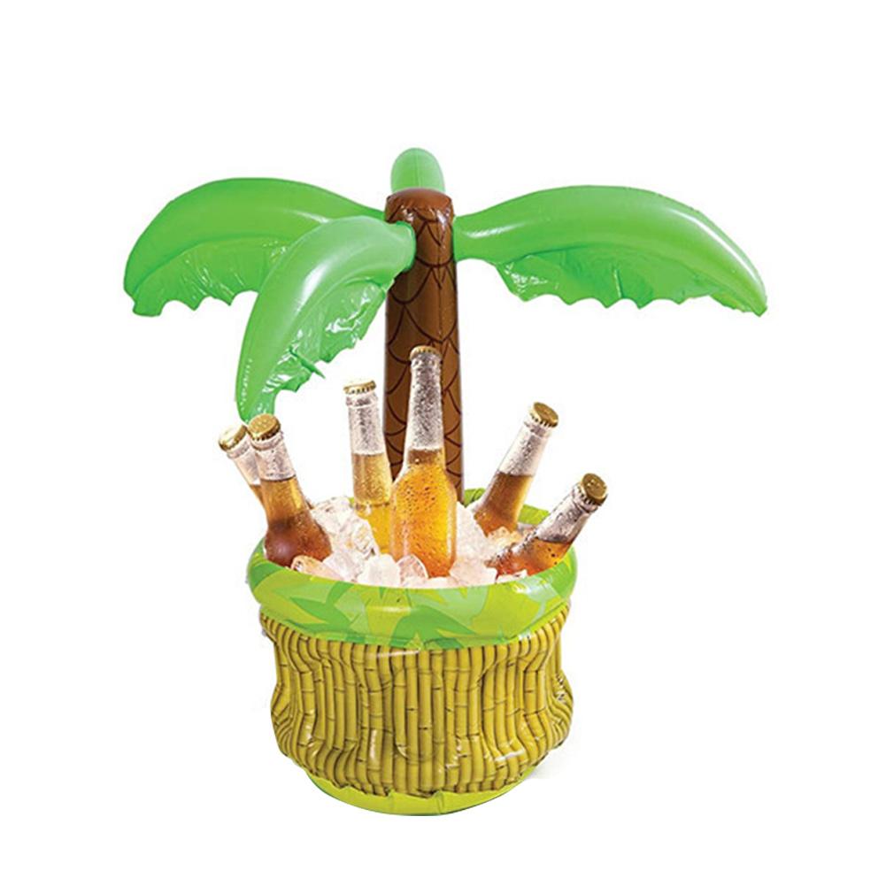 Aufblasbarer Palmenkühler Für Getränke Und Bier Eis Kübel Pool Party - Hobbyfy