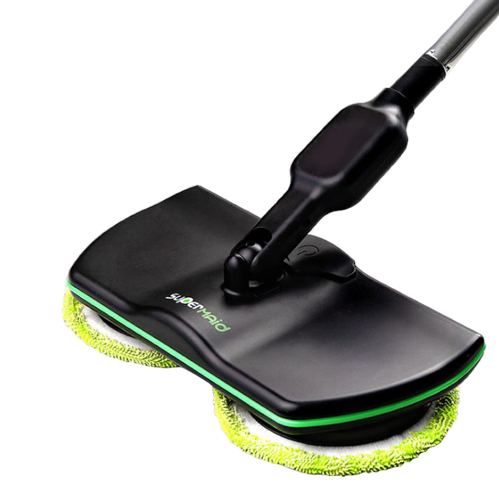 Kabelloser Rotierender Elektrischer Mopp Mit Zwei Köpfen Laminat - Hobbyfy