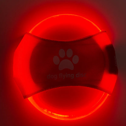 LED Frisbee Hundespielzeug USB Aufladbar Nachtspiel Leuchtend Sichtbar Für Training Und Spiel - Hobbyfy