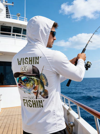 Langarm Sonnenschutz Hoodie Für Angler - Hobbyfy