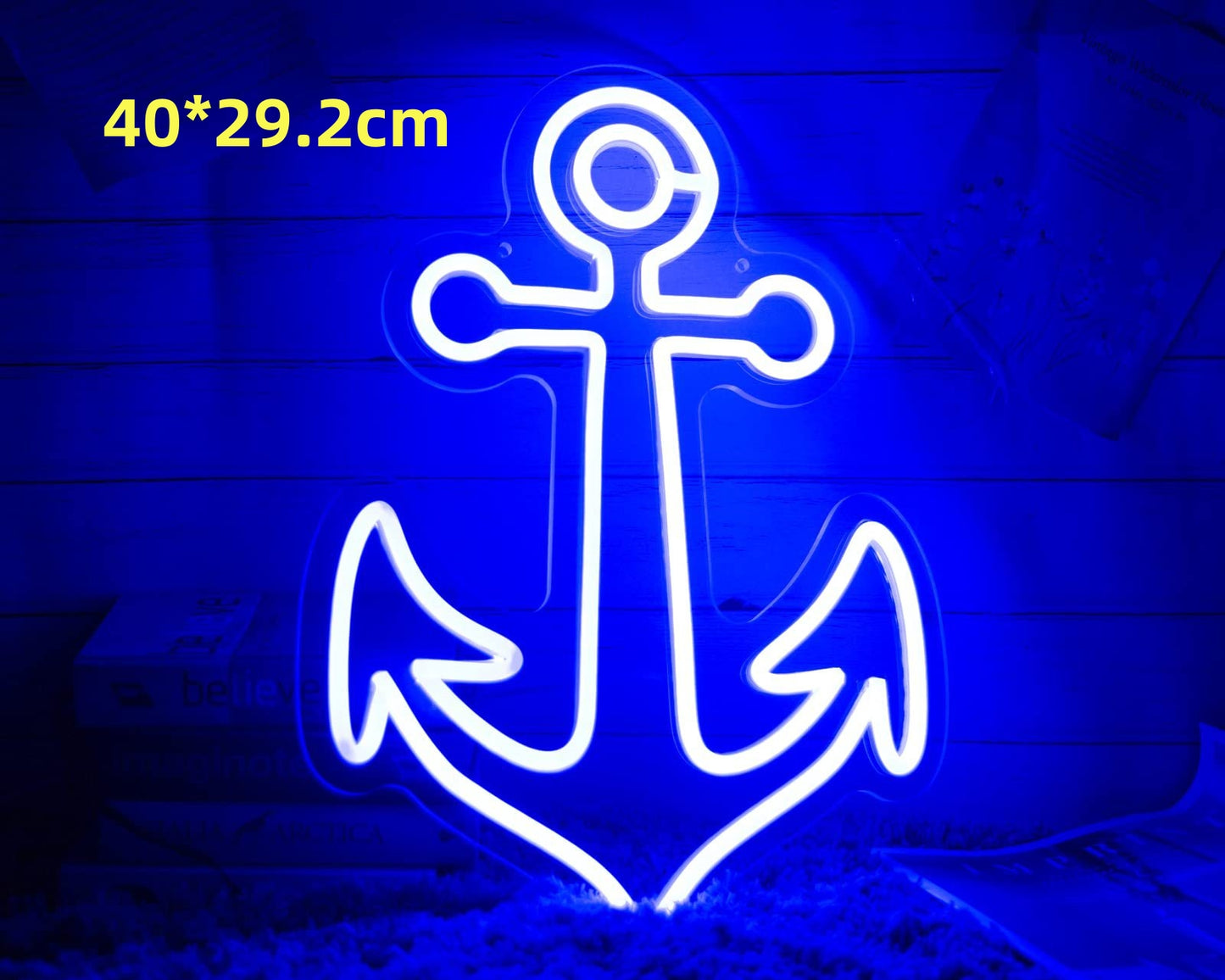 LED Neon Leuchte Wand Spaceman Planet Motiv Innen & Außen - Hobbyfy