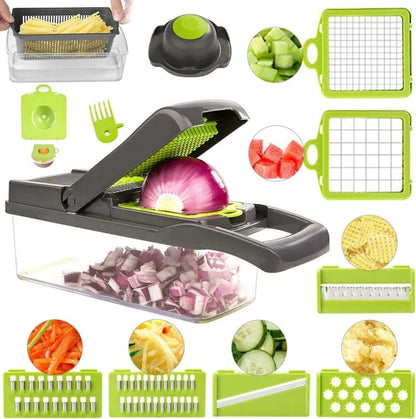 15tlg Gemüseschneider All In One Manuell Dicer - Hobbyfy