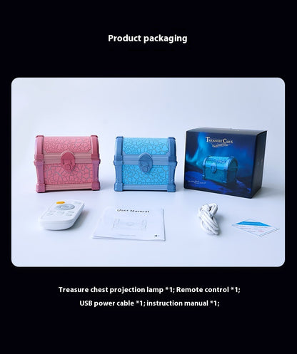 Treasure Chest Sternenhimmel Nachtlampe Kompakt Projektor