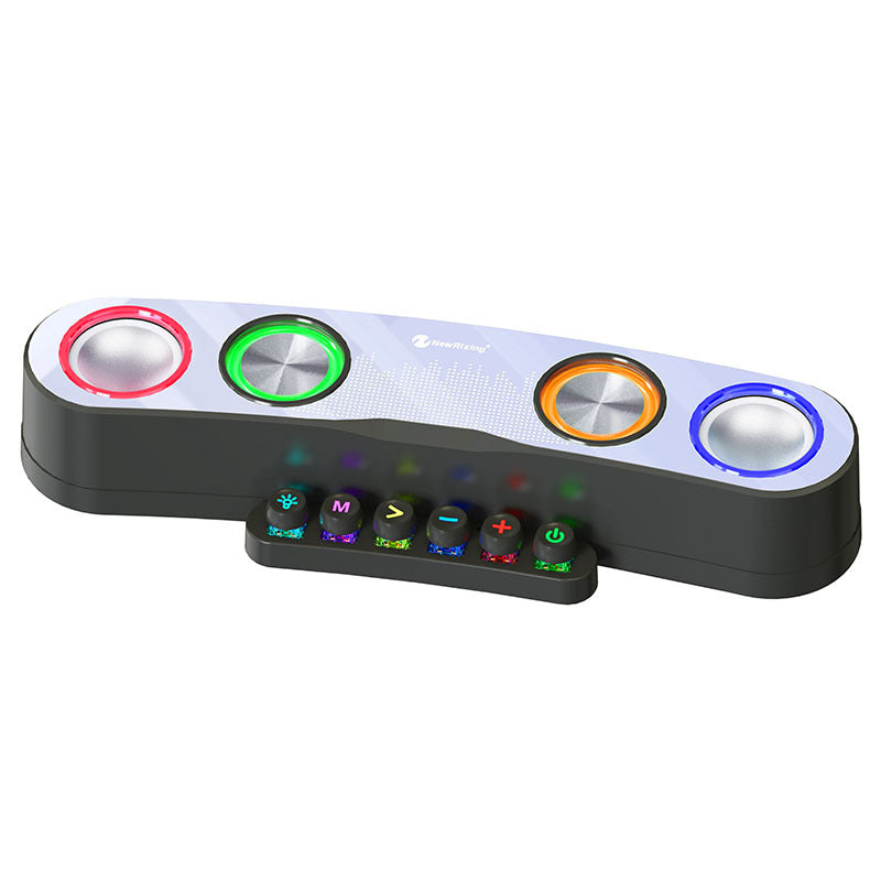 Colorful Desktop Gaming Bluetooth Speaker Mit LED Kompakte Klanglösung - Hobbyfy