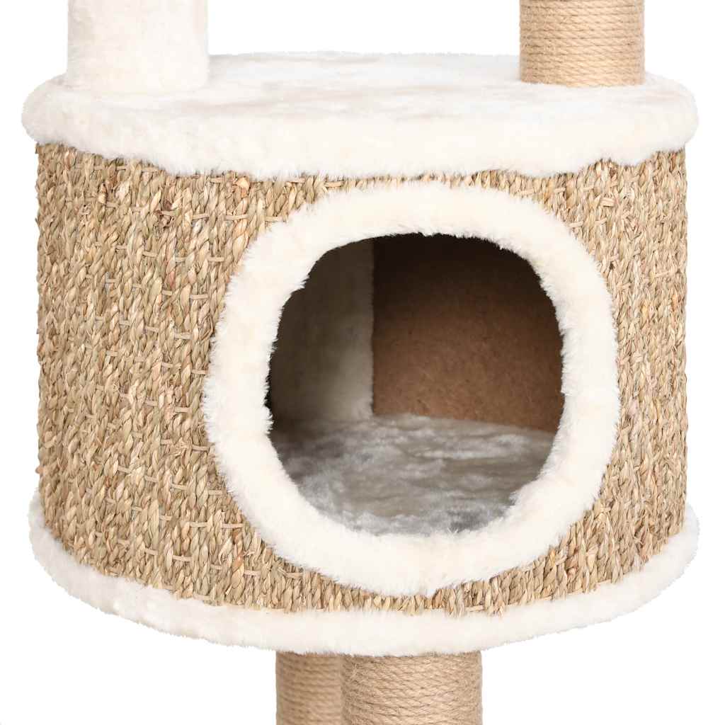 Katzenspielbaum Seagrass 148 cm Mit Luxuskissen Premium - Hobbyfy