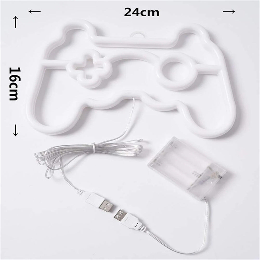Neon Nachtlicht Batteriebox Und USB Licht Für Innenräume - Hobbyfy