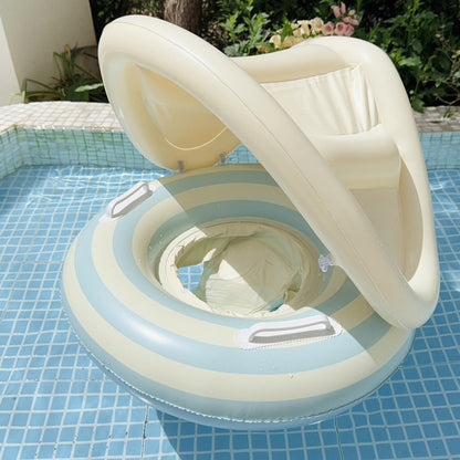 Swimming Ring Boat Sun Shade Pedestal Ring Striped Water Equipment - Hobbyfy