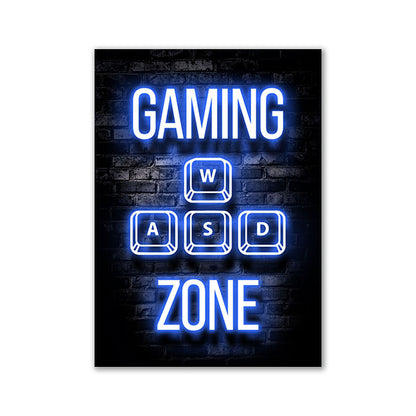 Neon Canvas Gaming Matte - Hobbyfy