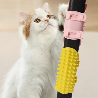 Katzenpflege Pro Katzenhaarentfernung Massagekamm Selbstreinigend - Hobbyfy