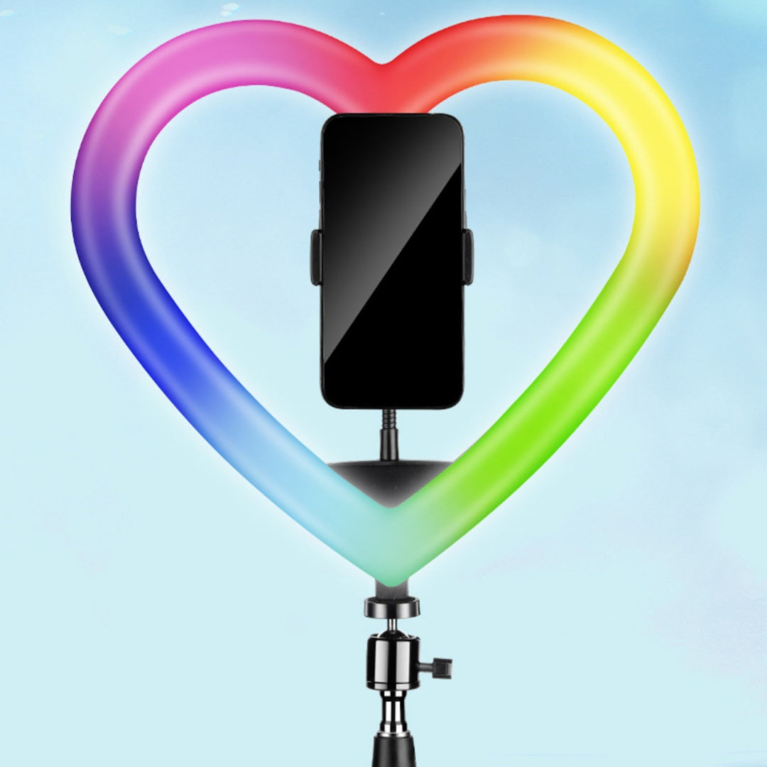 Smartphone Halterung Mit RGB Füllleuchte Höhenverstellbar - Hobbyfy