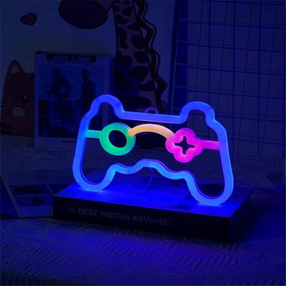 Neon Nachtlicht Batteriebox Und USB Licht Für Innenräume - Hobbyfy