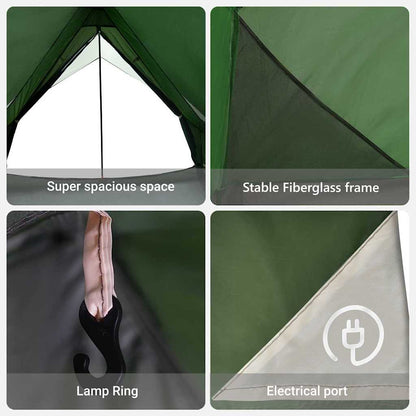 NovaGuard Dachzelt 220 Cm Wasserdicht Privatsphäre Polyester - Hobbyfy
