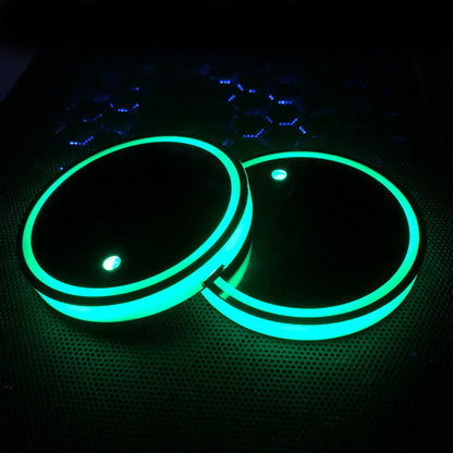 Auto Getränke-Untersetzer Mit LED Beleuchtung Zweier Set - Hobbyfy