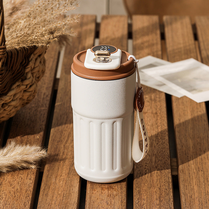 Digitale Thermosflasche 450ml Edelstahl Temperaturanzeige - Hobbyfy