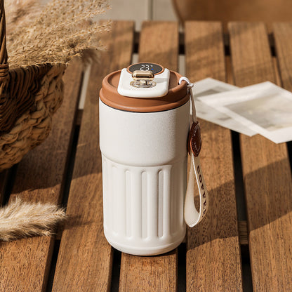 Digitale Thermosflasche 450ml Edelstahl Temperaturanzeige - Hobbyfy