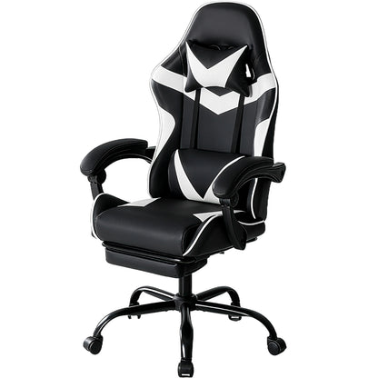 E Sports Stuhl Mit Fußstütze Robuster Metallrahmen Für Halt & Gamingkomfort - Hobbyfy