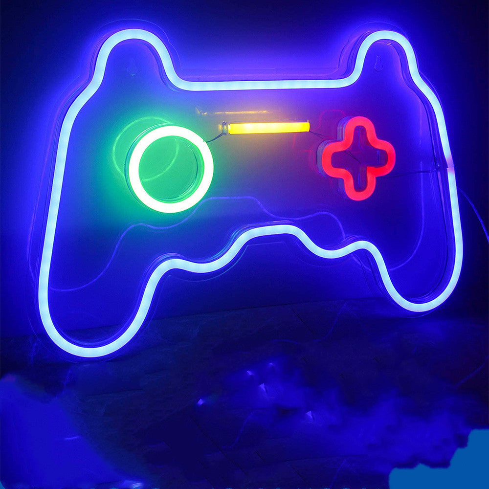 Neon Gamepad Lampe Acryl LED 41x27,5 Cm - Hobbyfy