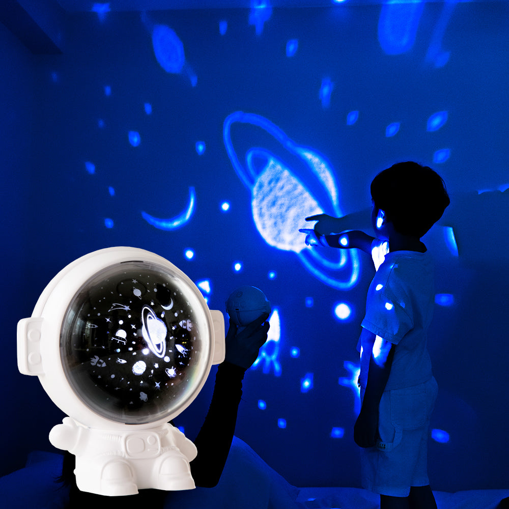 Galaxy Sternprojektor Astronaut Nachtlicht Sternenhimmel Geschenk - Hobbyfy
