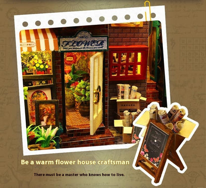 DIY Cottage Scarborough Buchstand Miniatur Kunsthaus Geschenk - Hobbyfy
