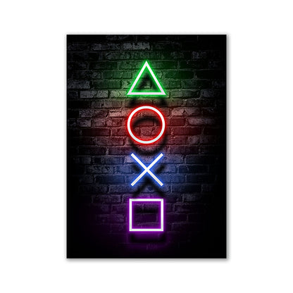 Neon Canvas Gaming Matte - Hobbyfy