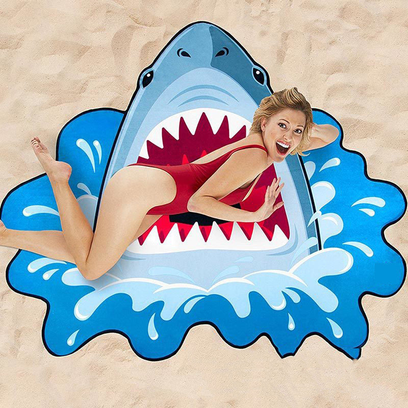 Schnelltrocknendes Strandtuch Mit Druckmotiv - Hobbyfy