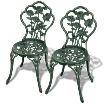 Gussaluminium Bistro-Set, 3-Teilig, Wetterfest, Standfest - Hobbyfy
