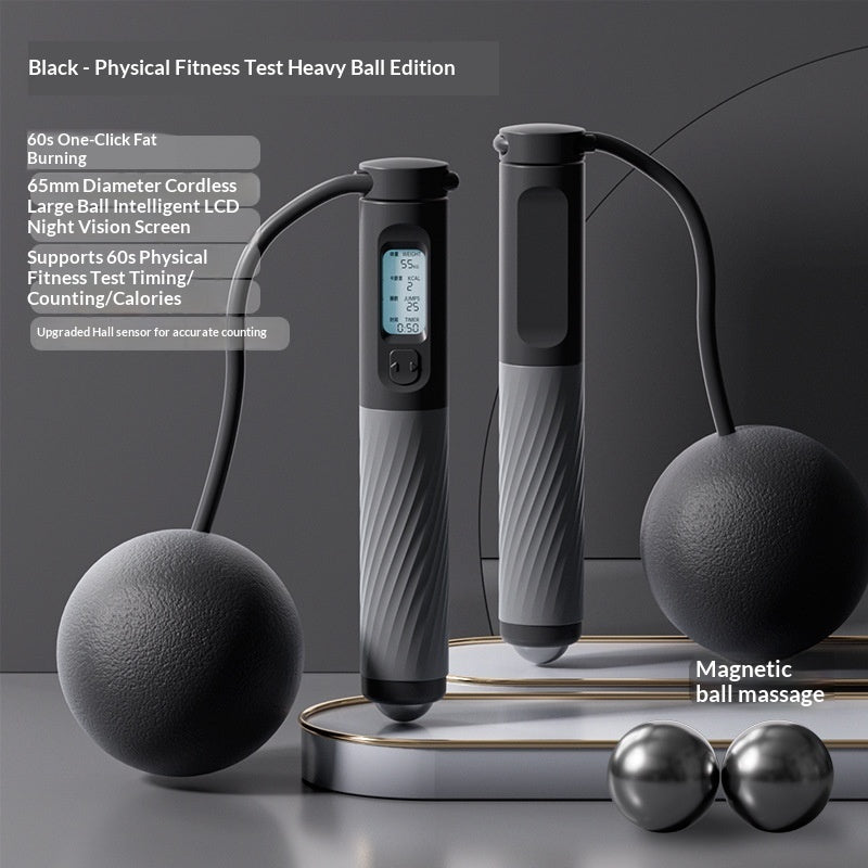 Kordelloses Magnetperlen Fitnessseil Für Cardio Und Muskelmassage