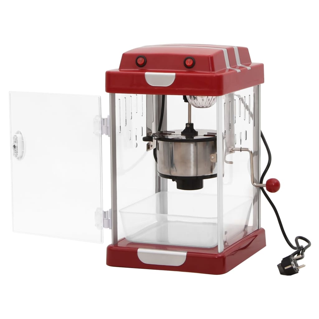 Popcornmaschine Cinema Style 2,5 Oz Mit Rührwerk Abnehmbarer Becherbehälter Bis Zu 10 Tassen - Hobbyfy