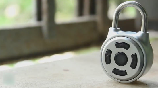 Smart padlock direction button